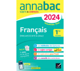 Annales du bac Annabac 2024 Français 1re technologique (bac de français écrit & oral)