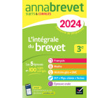 Annales du brevet Annabrevet 2024 L'intégrale du Brevet 3e (tout-en-un)