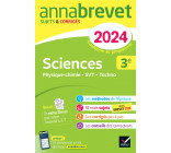 Annales du brevet Annabrevet 2024 Sciences (Physique-chimie, SVT, Technologie) 3e