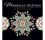 Black Coloriage - Mandalas végétaux