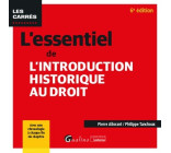 L'essentiel de l'introduction historique au droit