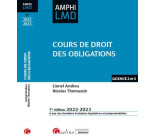 Cours de droit des obligations