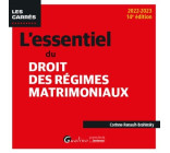 L'essentiel du droit des régimes matrimoniaux