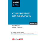 Cours de droit des obligations