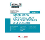 Introduction générale au droit et droit des personnes et de la famille - L1