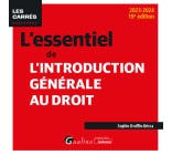 L'essentiel de l'introduction générale au droit