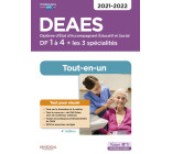 DEAES - DF 1 à 4 - Préparation complète pour réussir sa formation - Les 3 spécialités - Tout-en-un