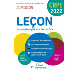 CRPE - Concours Professeur des écoles - Leçon en français et maths - Le manuel complet pour réussir l'oral