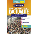 1000 QCM pour tout savoir sur l'actualité 2021-2022