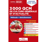 3000 QCM de culture générale et d'actualité - Méthode et entraînement - Catégories A, B et C