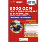 3000 QCM de culture générale et d'actualité - Méthode et entraînement - Catégories A, B et C