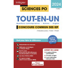 Sciences Po - Concours commun des IEP 2024 - Tout-en-un