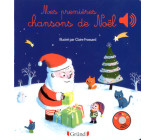 Mes premières chansons de Noël - Livre sonore avec 6 puces - Dès 1 an