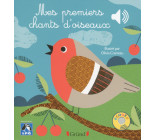 Mes premiers chants d'oiseaux - Livre sonore avec 6 puces - Dès 1 an