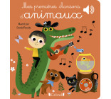 Mes premières chansons d'animaux - Livre sonore avec 6 puces - Dès 1 an