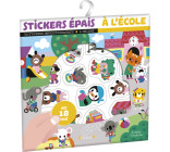 Stickers épais - À l'école