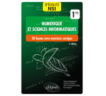 Spécialité NSI (Numérique et sciences informatiques) : 30 leçons avec exercices corrigés - Première