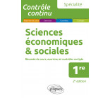 Spécialité Sciences économiques et sociales - Première