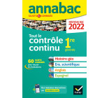 Annales du bac Annabac 2022 Tout le contrôle continu 1re