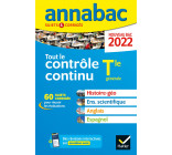 Annales du bac Annabac 2022 Tout le contrôle continu Tle