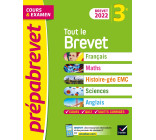 Prépabrevet Tout le brevet - tout-en-un 3e Brevet 2022