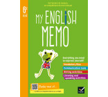 My English Memo - Anglais 6e- Éd. 2021 - Cahier élève