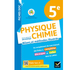 FICHES DOC Bilans et méthodes illustrés - Physique chimie 5e - Ed 2021 - Cahier élève