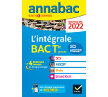 Annales du bac Annabac 2022 L'intégrale Tle SES, HGGSP, Philo, Grand Oral