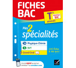 Fiches bac - Mes 2 spécialités Tle générale : Physique-chimie, SVT & Grand Oral - Bac 2025