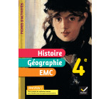 Fiches d'activités Histoire-Géographie-EMC 4e - Ed. 2022 - Cahier élève