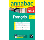 Annales du bac Annabac 2023 Français 1re technologique