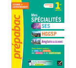 Prépabac Mes spécialités SES, HGGSP, Anglais LLCE/ AMC 1re générale