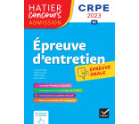 Epreuve d'entretien - CRPE 2023- Epreuve orale d'admission