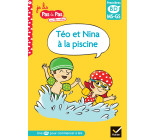 Téo et Nina à la piscine