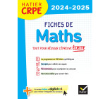 Hatier CRPE -  Fiches de Maths - Epreuve écrite 2024/2025