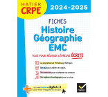 Hatier CRPE -  Fiches d'Histoire géographie EMC - Epreuve écrite 2024/2025