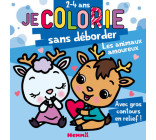 Je colorie sans déborder (2-4 ans) - Les animaux amoureux - Avec gros contours en relief !