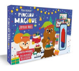 Mon P'tit Hemma - Mon premier pinceau magique - Joyeux Noël - 8 cartes magiques - Des coloriages - Des stickers