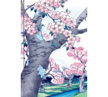 Carnet Hazan Les cerisiers en fleur dans l'estampe japonaise 16 x 23 cm (papeterie)