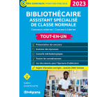 Bibliothécaire assistant spécialisé de classe normal – Tout-en-un (Catégorie B  – Concours 2023)