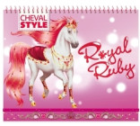 Je dessine mon cheval Royal Rubis