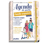 Agenda de poche 2024 de la famille organisée - rose (de sept. 2023 à déc. 2024)