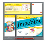 Frigobloc Hebdomadaire 2024 - Calendrier d'organisation familiale / sem (de sept. 2023 à déc. 2024)