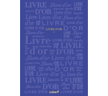 Livre d'or bleu roi