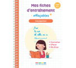 Mes fiches d’entraînement effaçables - Conjugaison