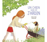 Un chien dans un jardin