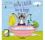 Raton laveur lave le linge