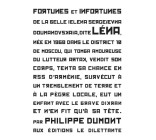 Fortunes et infortunes de la belle Ielena Sergeïevna Doumanovskaïa