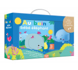 MON PREMIER LIVRE DE BAIN - AU BAIN BÉBÉ ÉLÉPHANT !