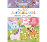 MES TOUT PREMIERS AUTOCOLLANTS - MES 500 AUTOCOLLANTS - CHEVAUX ET LICORNES